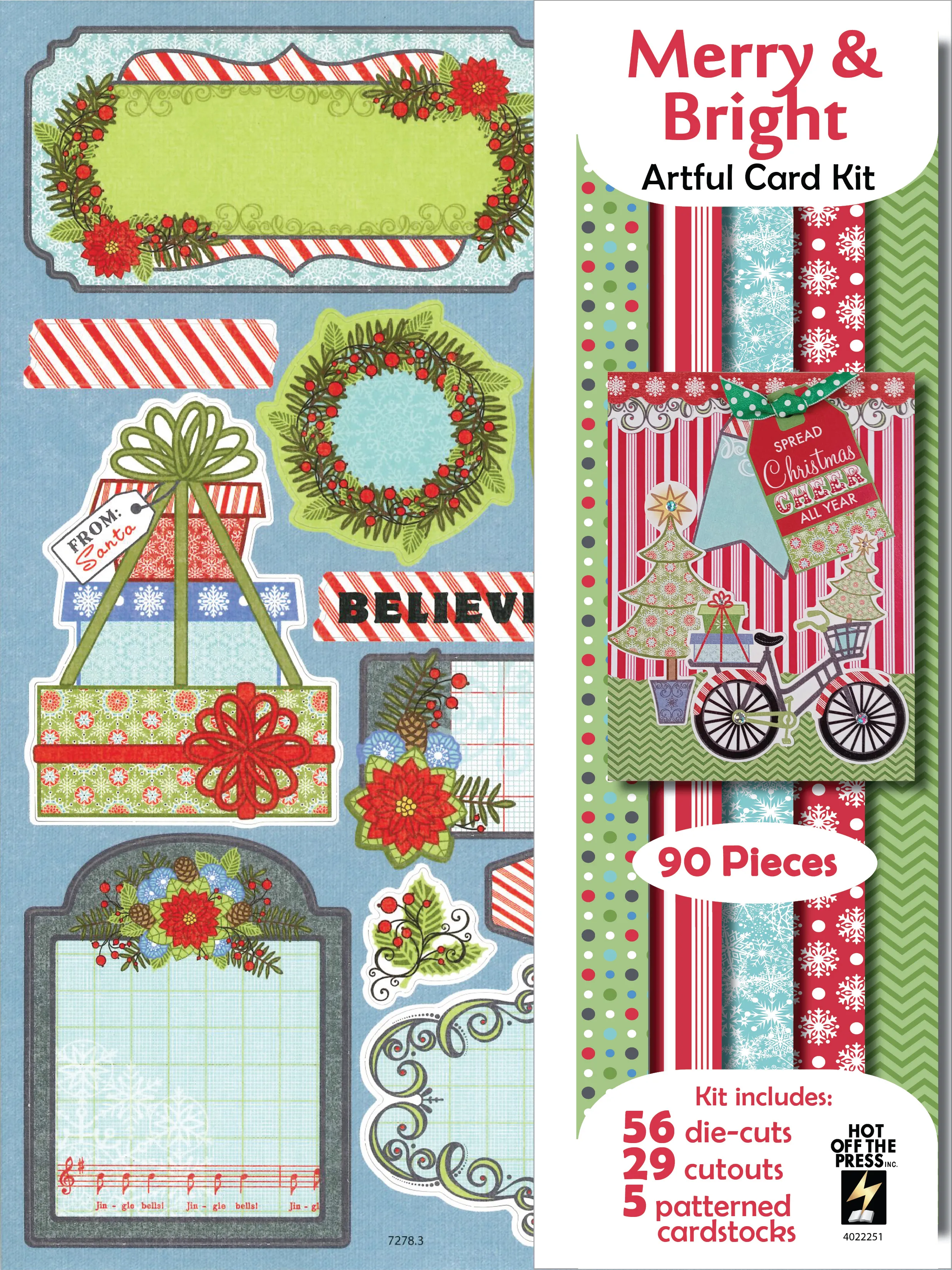 Merry & Bright Artful Card Kit